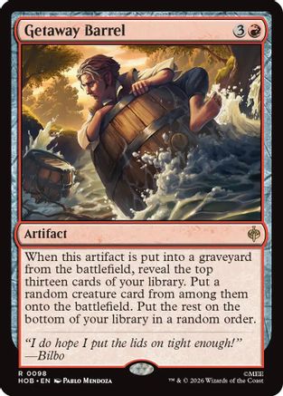 Image of Getaway Barrel (HOB-098) - The Hobbit Foil