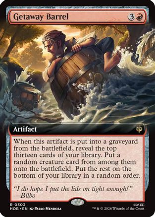 Image of Getaway Barrel (Extended Art) (HOB-303) - The Hobbit