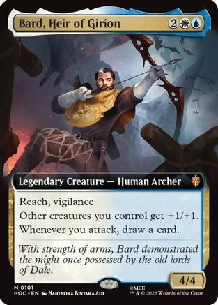 Image of Bard, Heir of Girion (Extended Art) (HOC-101) - The Hobbit: Eternal-Legal Foil