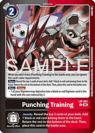 Image of Punching Training (LM-061) - Limited Card Pack -Final Crest- Foil