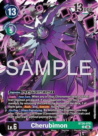 Image of Cherubimon (BT26-078) - Timeless Bonds Foil