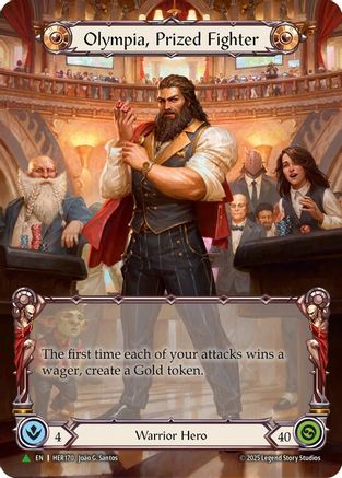Image of Olympia, Prized Fighter (Extended Art) - HER170 (HER170) - Flesh and Blood: Promo Cards