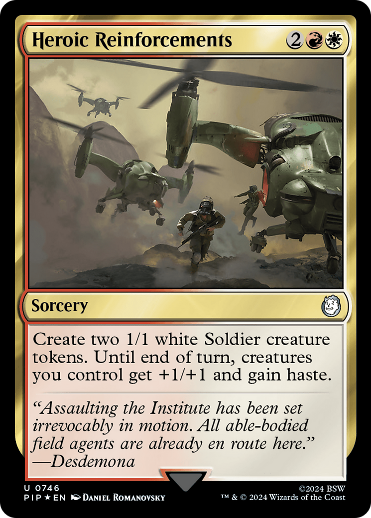 Image of Heroic Reinforcements (Surge Foil) [Fallout]