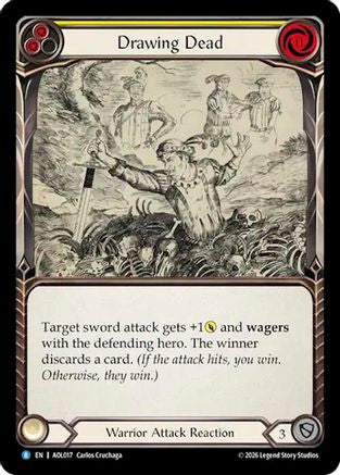 Image of Drawing Dead (Yellow) (AOL017) - Armory Deck: Olympia, Prized Fighter