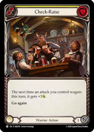 Image of Check-Raise (Yellow) (AOL019) - Armory Deck: Olympia, Prized Fighter