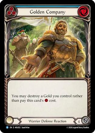 Image of Golden Company (Blue) (AOL022) - Armory Deck: Olympia, Prized Fighter