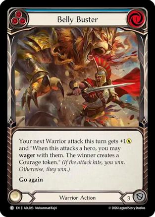 Image of Belly Buster (Blue) (AOL023) - Armory Deck: Olympia, Prized Fighter
