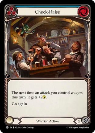 Image of Check-Raise (Blue) (AOL024) - Armory Deck: Olympia, Prized Fighter