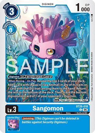Image of Sangomon (BT26-018) - Timeless Bonds