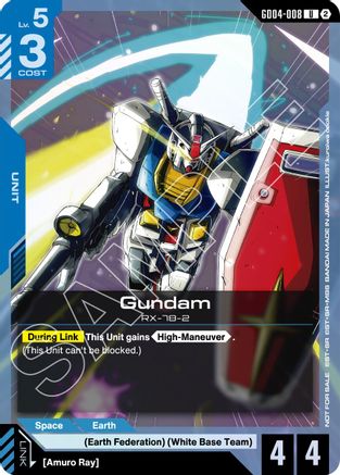 Image of Gundam (GD04-008) (WCS 26-27 Participation Pack Vol.2) (GD04-008) - Gundam Promotional Cards Holofoil