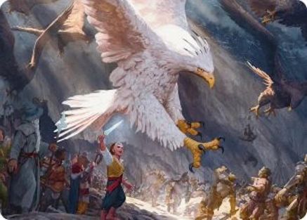 Image of The Eagles Are Coming! Art Card (ASHOB-003) - Art Series: The Hobbit
