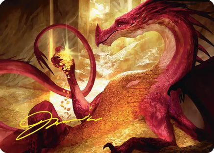 Image of Gleaming Splendor Art Card (Gold-Stamped Signature) (ASHOB-004) - Art Series: The Hobbit