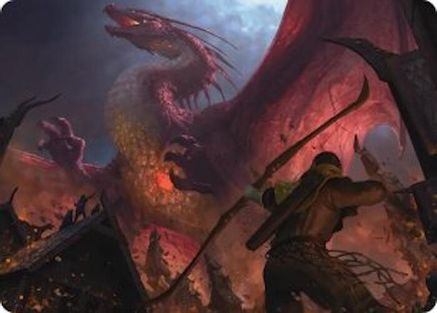Image of Magnificent End Art Card (ASHOB-005) - Art Series: The Hobbit