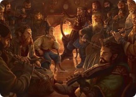 Image of An Unexpected Party Art Card (ASHOB-006) - Art Series: The Hobbit