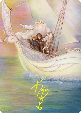 Image of Dawn of a New Age Art Card (Gold-Stamped Signature) (ASHOB-026) - Art Series: The Hobbit