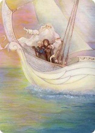 Image of Dawn of a New Age Art Card (ASHOB-026) - Art Series: The Hobbit
