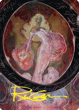 Image of Galadriel's Dismissal Art Card (Gold-Stamped Signature) (ASHOB-029) - Art Series: The Hobbit