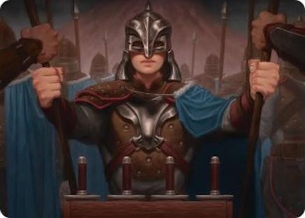 Image of Bard's Attendant Art Card (ASHOB-050) - Art Series: The Hobbit