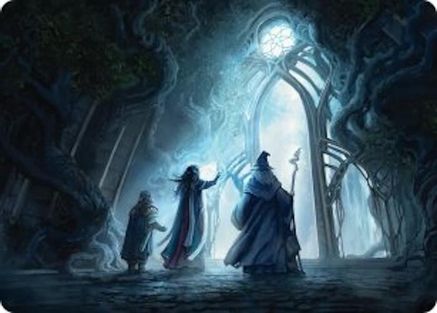 Image of Uncover the Moon-Letters Art Card (ASHOB-013) - Art Series: The Hobbit