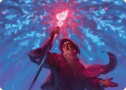 Image of Wizard's Staff Art Card (ASHOB-015) - Art Series: The Hobbit