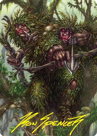 Image of Orcish Bowmasters Art Card (Gold-Stamped Signature) (ASHOB-030) - Art Series: The Hobbit