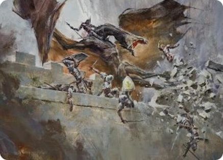 Image of Witch-king of Angmar Art Card (ASHOB-031) - Art Series: The Hobbit