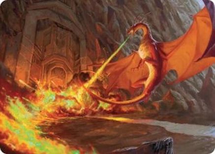 Image of Smaug's Fury Art Card (ASHOB-018) - Art Series: The Hobbit