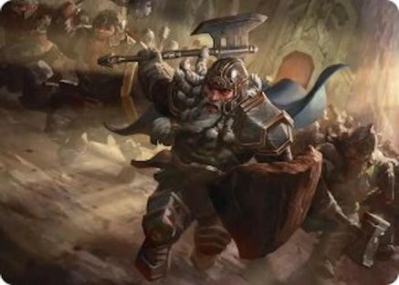Image of Thorin, Mountain-king Art Card (ASHOB-019) - Art Series: The Hobbit