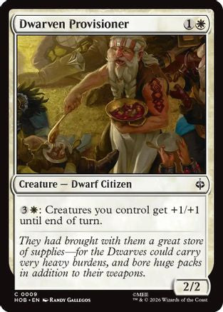 Image of Dwarven Provisioner (HOB-009) - The Hobbit Foil