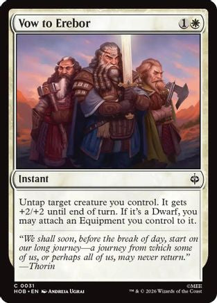 Image of Vow to Erebor (HOB-031) - The Hobbit