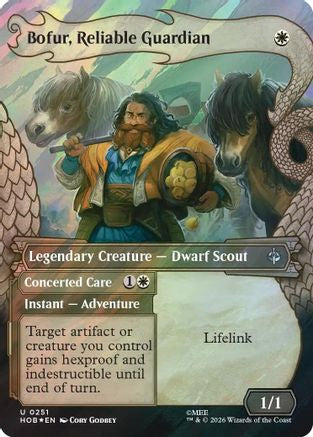 Image of Bofur, Reliable Guardian (Showcase) (Surge Foil) (HOB-251) - The Hobbit Foil