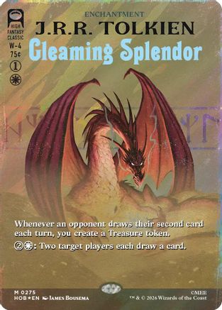 Image of Gleaming Splendor (Borderless) (Surge Foil) (HOB-275) - The Hobbit Foil