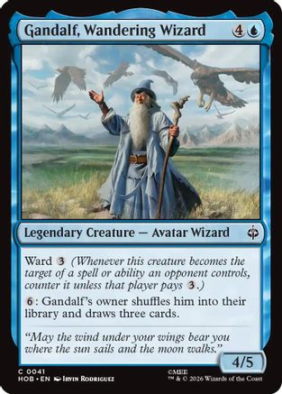 Image of Gandalf, Wandering Wizard (HOB-041) - The Hobbit Foil