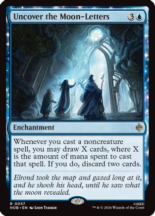 Image of Uncover the Moon-Letters (HOB-057) - The Hobbit
