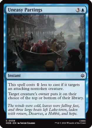 Image of Uneasy Partings (HOB-058) - The Hobbit Foil