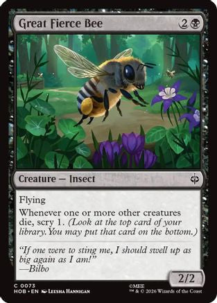 Image of Great Fierce Bee (HOB-073) - The Hobbit Foil