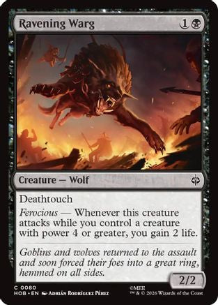 Image of Ravening Warg (HOB-080) - The Hobbit