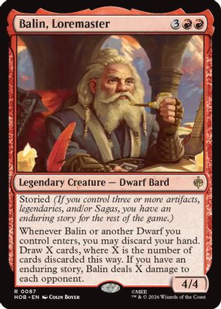Image of Balin, Loremaster (HOB-087) - The Hobbit Foil