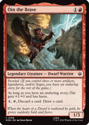 Image of Oin the Brave (HOB-106) - The Hobbit Foil