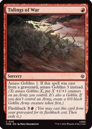 Image of Tidings of War (HOB-115) - The Hobbit Foil