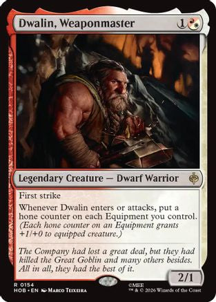 Image of Dwalin, Weaponmaster (HOB-154) - The Hobbit