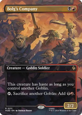 Image of Bolg's Company (Borderless) (HOB-211) - The Hobbit Foil