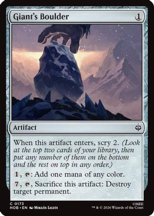Image of Giant's Boulder (HOB-173) - The Hobbit