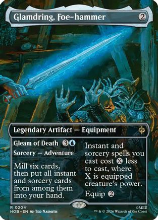 Image of Glamdring, Foe-hammer (Borderless) (HOB-204) - The Hobbit Foil