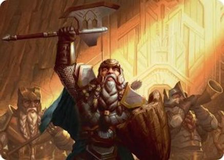 Image of Thorin, Company's Leader Art Card (ASHOB-047) - Art Series: The Hobbit