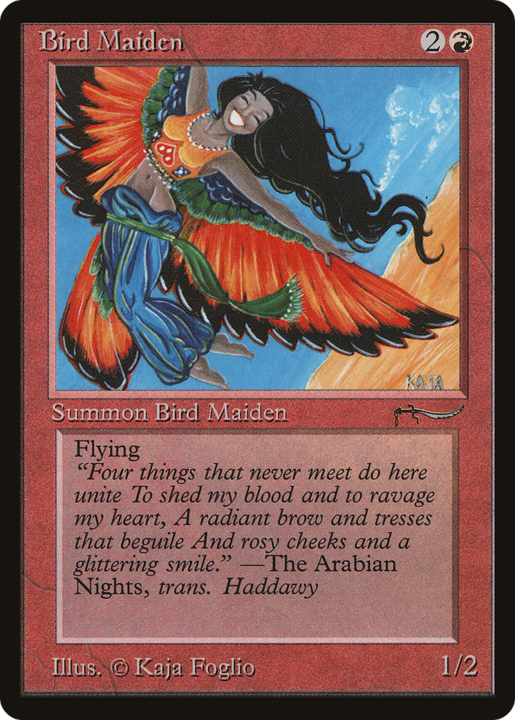 Image of Bird Maiden (Light Mana Cost) [Arabian Nights]
