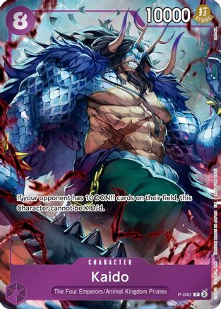 Image of Kaido (Event Pack Vol. 9) (P-040) - One Piece Promotion Cards Foil