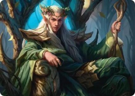 Image of Thranduil, the Elvenking Art Card (ASHOB-022) - Art Series: The Hobbit