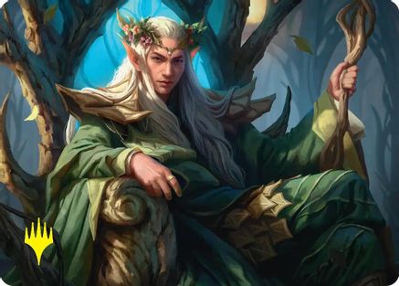 Image of Thranduil, the Elvenking Art Card (Gold-Stamped) (ASHOB-022) - Art Series: The Hobbit