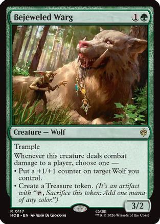 Image of Bejeweled Warg (HOB-117) - The Hobbit